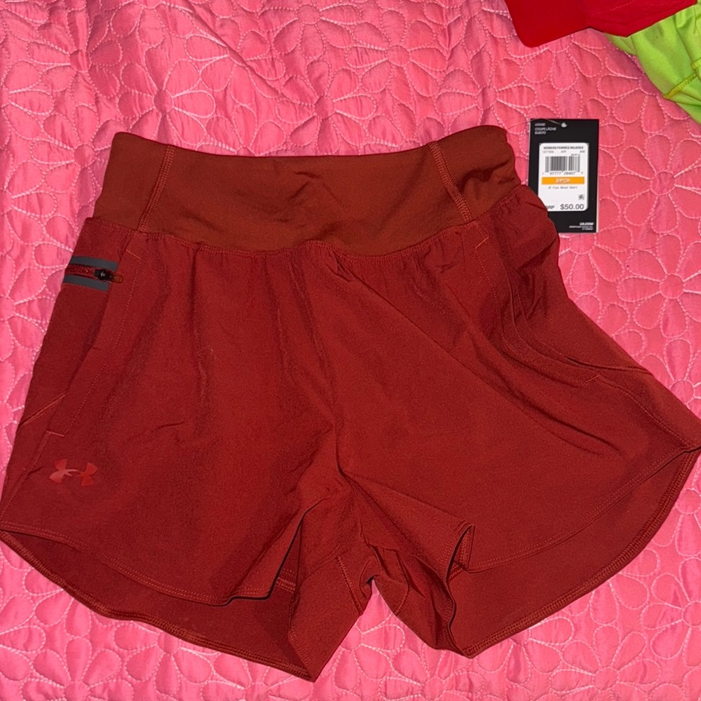 Under Armour Women's Red Athletic Shorts
